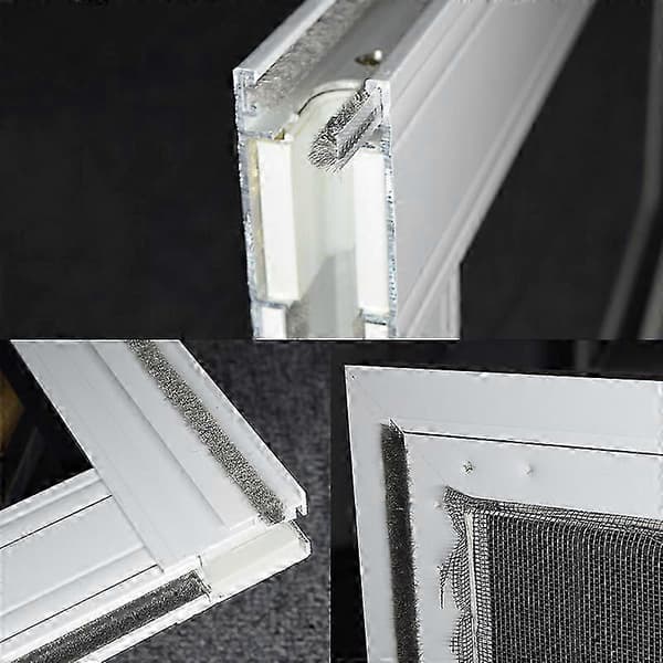 10M Brush Strip, Self-Adhesive Sealing Strip for Door and Window, Windproof Dustproof Soundproofing Strip Gasket-FO-