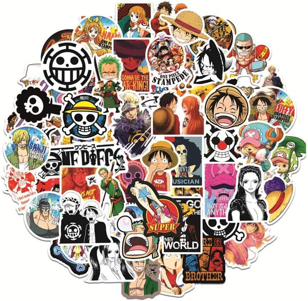100 One Piece-klistremerker-FO-