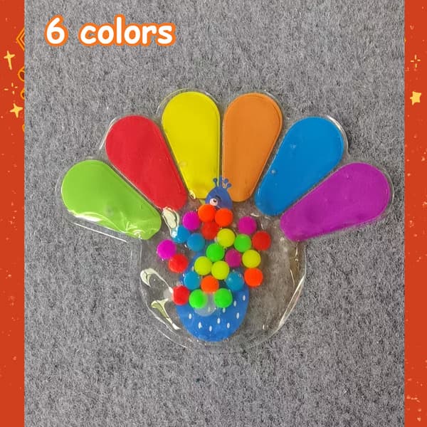 6 farger sortering sensoriske leker for kreativ lek