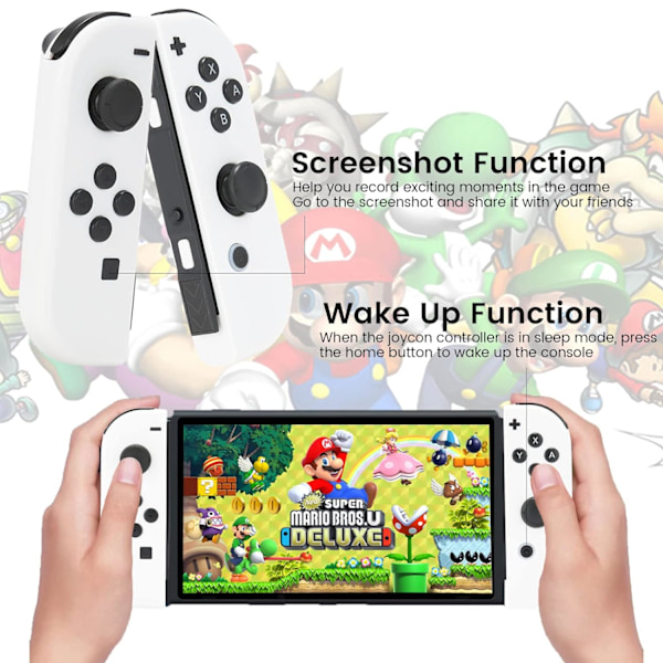 Kontroller kompatibel med Nintendo Switch, kontroll med dubbla vibrationer