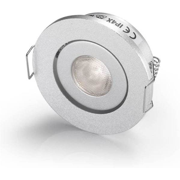 Led Mini Små Spotlights Armaturer / Indbygget loftspot Downlight Indbyggede lamper Til Cree Xpe 3w Varmhvid 3000k + Driver [energiklasse A+]