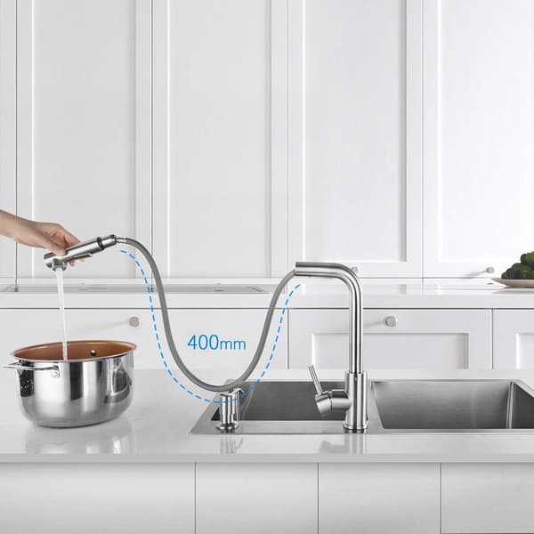 Kitchen Faucet Pull-Out Kitchen Faucet With Shower Two Spray Ty-FO-