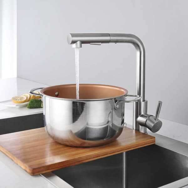 Kitchen Faucet Pull-Out Kitchen Faucet With Shower Two Spray Ty-FO-