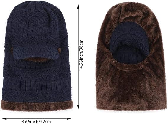 Vinter Strikket Balaclava Hue Varm Cykel Skimaske Univers-FO-
