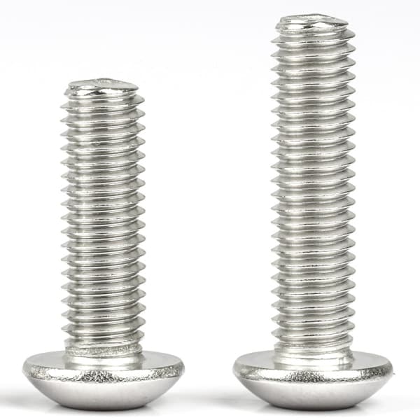 100 stk, 304 rustfrie stålskruer med innvendig sekskant, M6*16mm-FO-