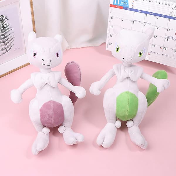 Plysjleker Anime Mewtwo Stående Kosedyr Samleobjekter Dukker Julegave