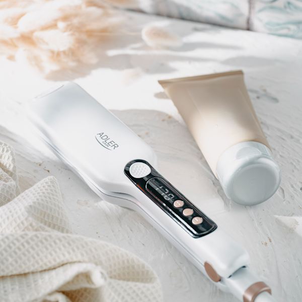 Wide Flat Iron with Ceramic Plates and Temperature Control-FO-