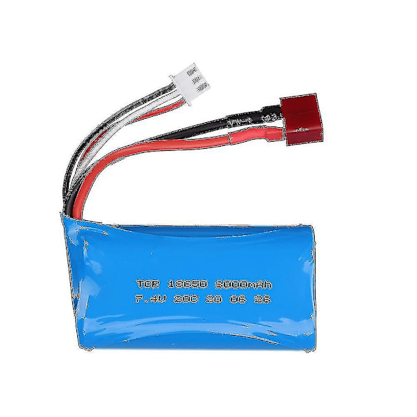 7,4V 3000mAh 18650 Lipo-batteri 2S for Q46 Wltoys 104009 12423 12428 10428 12429 12401 12402 12402a RC-bil reservedeler