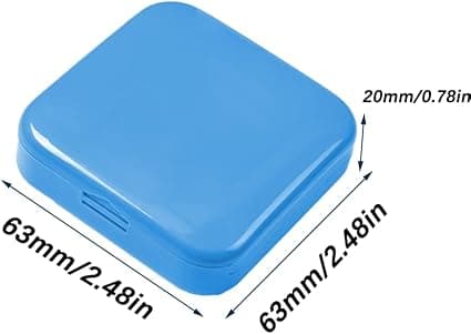 Pilleboks, bærbar pilleboks, mini pilleboks i plast, pilleoppbevaring-FO-