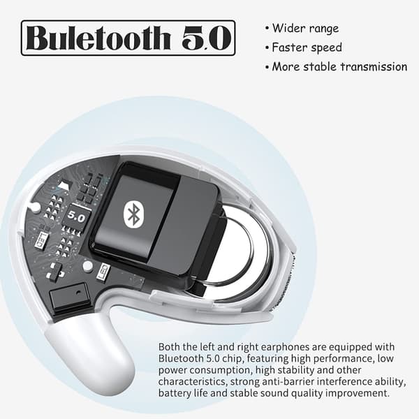 Bluetooth-søvnhovedtelefoner, støjdæmpende trådløst pandebånd til sidesovere - Mørk sort-FO-
