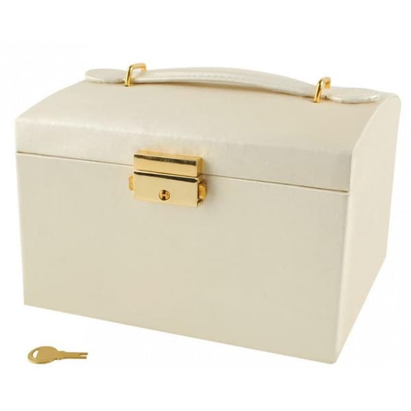 Stor smykkeskrin i flere niveauer - Beige-FO-