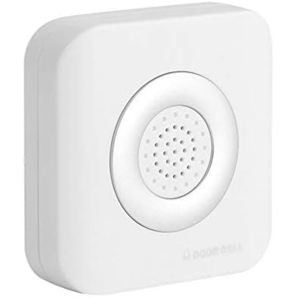 Kablet Dørklokke Dørklokke Kablet Dørklokke Kablet Dørklokke DC 12V Dørklokke Alarm (Hvit)