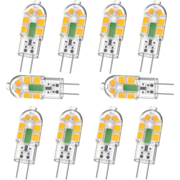 G4 LED-lamppu, G4 LED-lamppu 2W 200LM Lämmin valkoinen 3000K 10 kpl