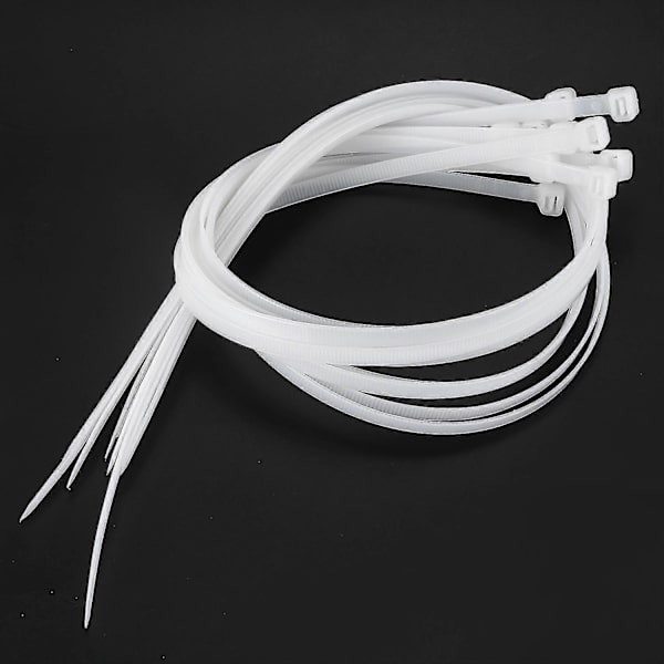 10x Extra Long 76cm Cable Ties | White Zip Ties-FO-