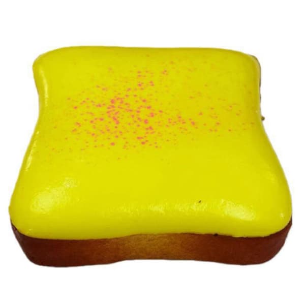 Klistret Smørbrød Squishy Fidget Legetøj, Superblødt Ristet Brød Langsomt Stigende Squishies-FO- Durian