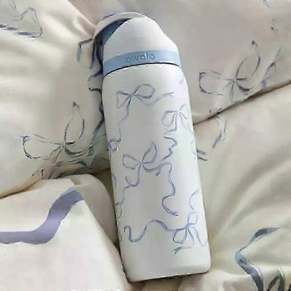 32 oz Owala Eristetty Ruostumattomasta Teräksestä Valmistettu Vesipullo Pillillä Urheiluun ja Matkustamiseen, BPA-Vapaa Urheilujuomapullo-KK-