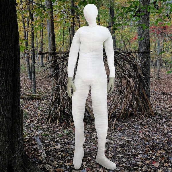 Bendable Soft Life-Size Doll with Hands, Flexible Mannequin, Yard Decoration-FO-