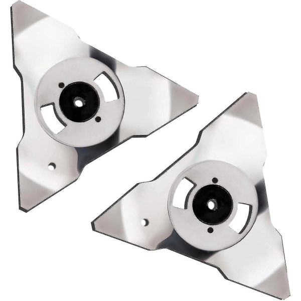2-pakning reservedelsblad i rustfritt stål for Robomow robotgressklippere RS TS MS RC TC MC modeller