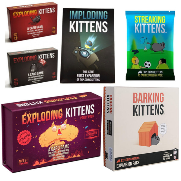 Explosion Cat Kitten Card Streaking Kittens Kitten Brädspelskort 4