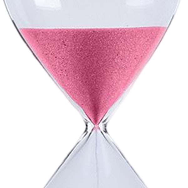 5/30/60 Minuters Rund Sandstimer Personlighet Glas Timglas Ornament Nyhet Tidshanteringsverktyg Vit White 30min