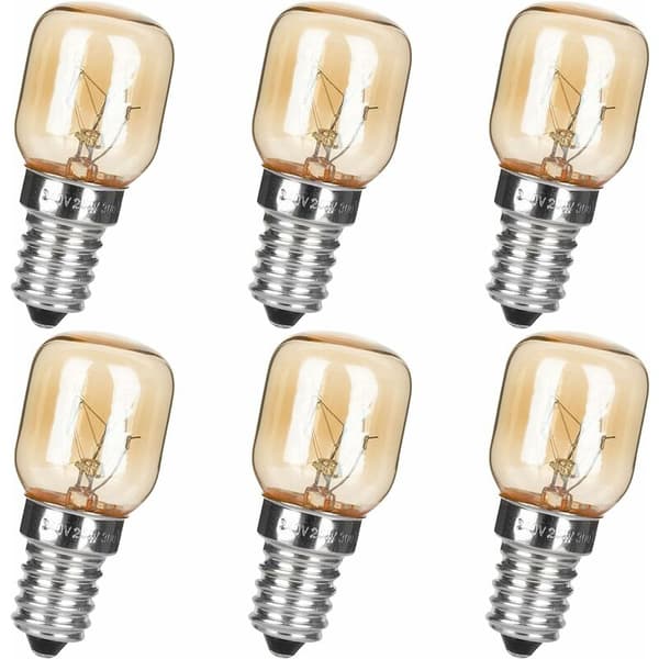 E14 LED-lampa 6-pack 25W dimbar för saltlampor & kylskåp-FO-