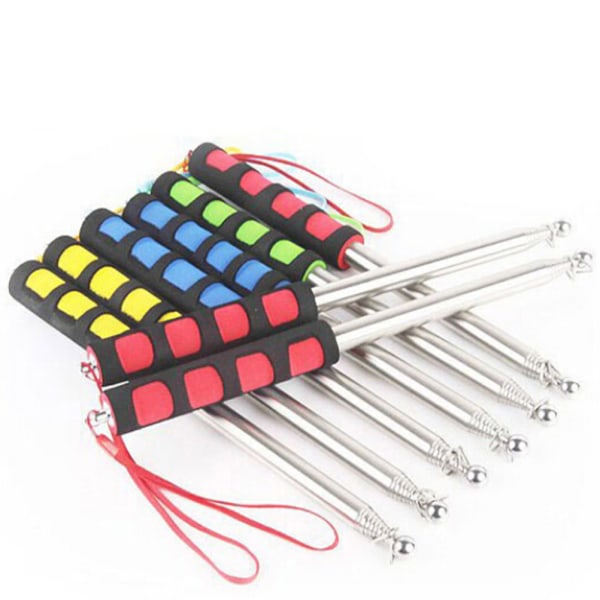 New 2M Portable Retractable Handheld Windsock Flagpole Telescopic Random Color 2m-FO-
