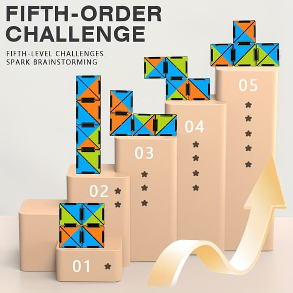 Fleksibel magisk linealpuslespil til børn og voksne-FO-