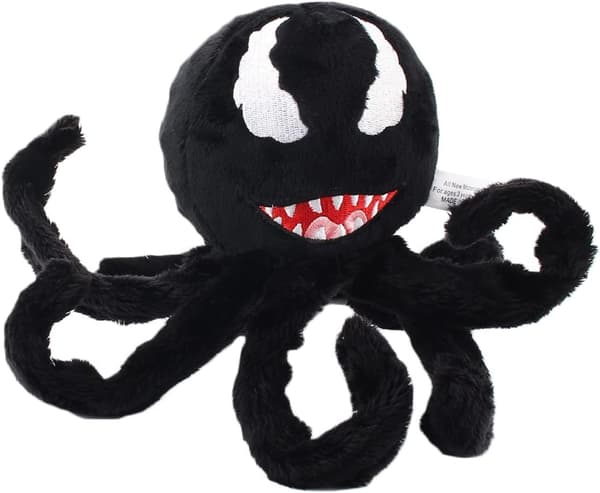 Venom-pehmolelu 10 tuumaa, tunnelmamustekala-pehmo, Venom Symbiote -ranneke