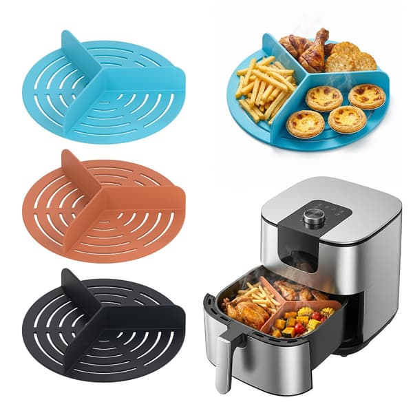 Silikon trekantseparator for tilbehør til airfryer-bolleforing Not provided Blue