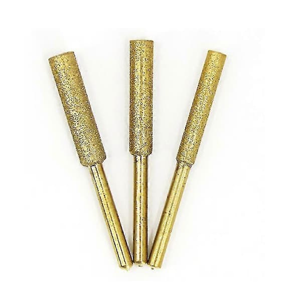 12 st Diamond Chainsaw Sharpener Grinding Burrs for Dremel Tools, Professional Precision Chain Sharpening-FO- 4.8mm