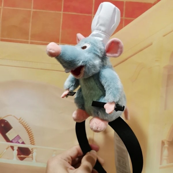 Ratatouille hårband Plysch docka pannband Bredbrättad hårnål