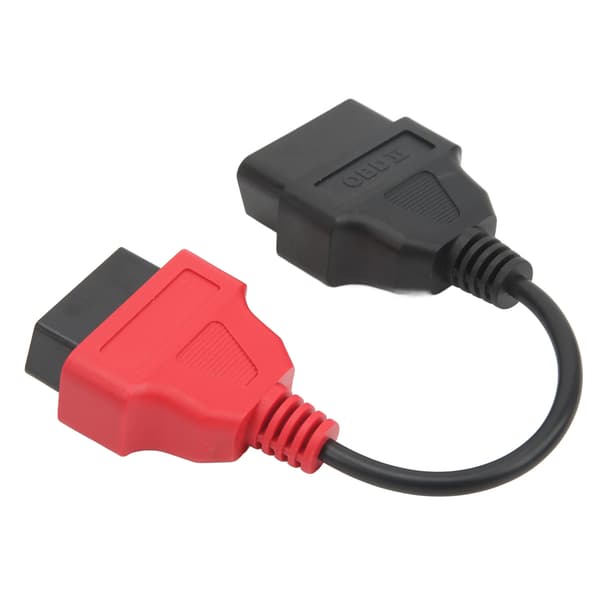Fiat EcuScan OBD2-skanner SRS Diagnostisk kabel Ersättning Röd-FO-
