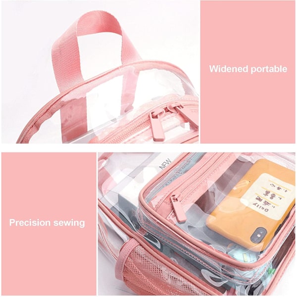 Transparent strandryggsäck, kraftig transparent plastryggsäck, transparenta PVC-ryggsäckar