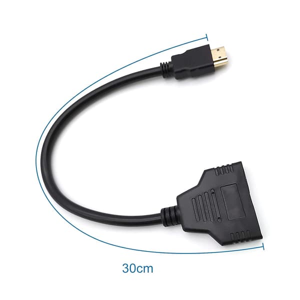 HDMI-splitteradapterkabel - HDMI-splitter 1 ind 2 ud HDMI-FO-