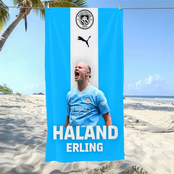 Erling Haaland rantapyyhe 24-FO- 24 80×160cm
