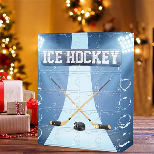Hockey Julekalender 2024 - Den med 24 små låger, 24-dages jule-nedtælling-FO-