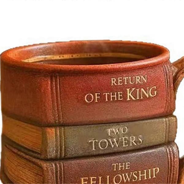 Bogformede kaffekrus, samleobjekt fra litterær serie -FO-