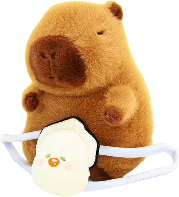 22 cm kapybara-plysjleketøy - Myk putekamerat for barn
