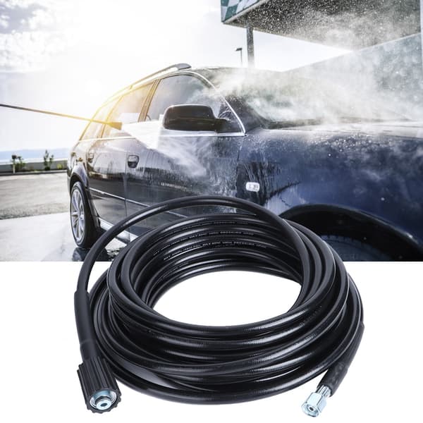 10m M14xM22 Thread High Pressure Washer Hose Cleaning Accessory Fits for Karcher K2 K3-FO-