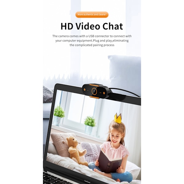 1080P HD datamaskin webkamera USB digitalt kamera webkamera live video c