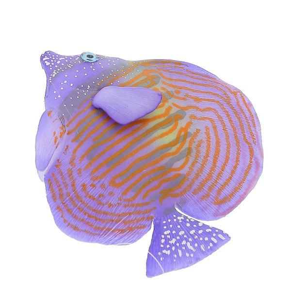 Kunstig fisk tilbehør til akvarium, falsk fisk, dekorasjon, simuleringsfisk, flytende fisk, lilla, 9x9,5 cm Violet 9X9.5CM