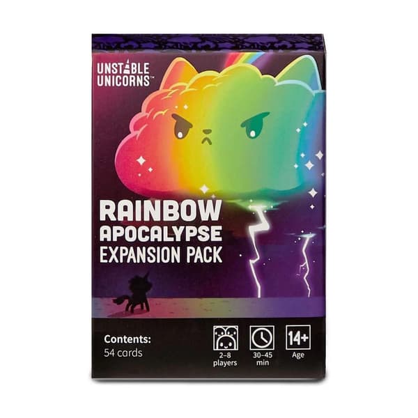 YKSISARVINEN LAUTAPELI KORTTIPELI - Rainbow-FO- Rainbow