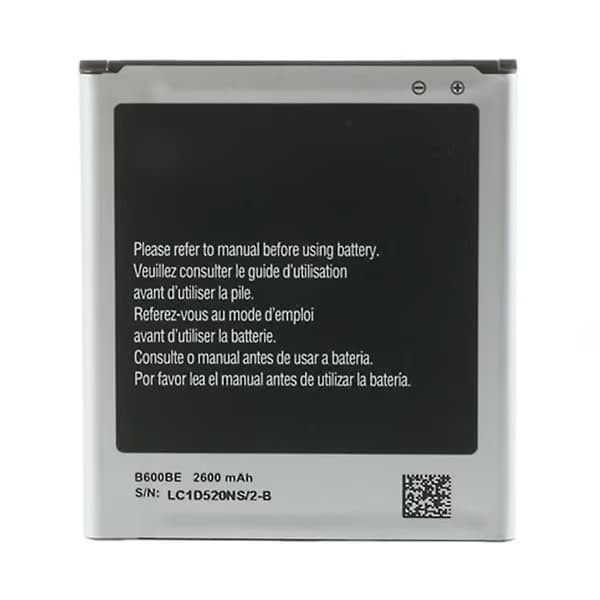 Erstatningsbatteri for Samsung Galaxy S4 IV I9500 3,80V 2600mAh Li-ion (kode: B600BE)