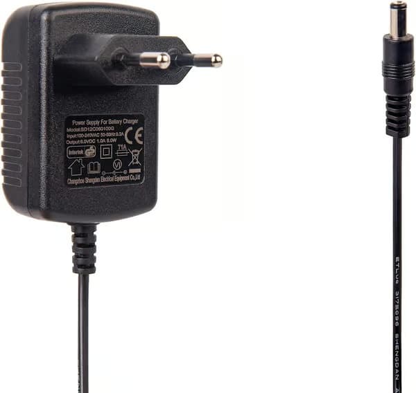 6V batterilader for lekebiler, 6V lader for elektrisk bil og SUV-tilbehør