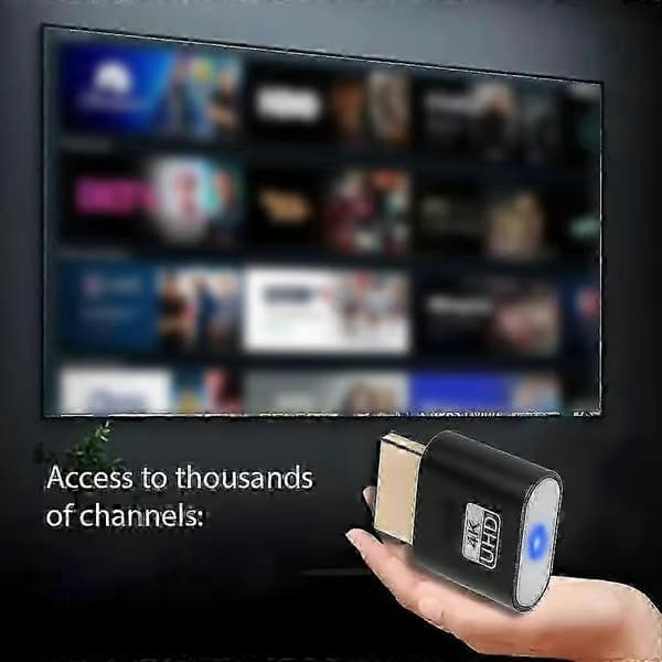 4K trådlös HDMI-streamingadapter för TV, Plug & Play-displayenhet