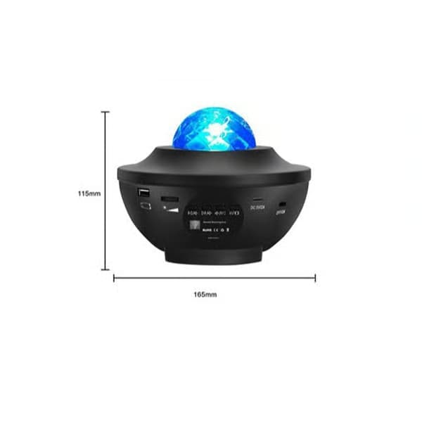 LED Galaxy-lys - Stjernehimmel-lampe/Nattlys Stjernehimmel-projektor Svart