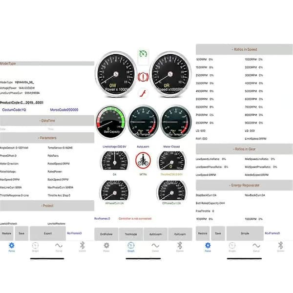 Bluetooth-adapter for programmering av FarDriver-kontroller, BT-modul for ND72240 72260 72360 72680 mobilkontroll