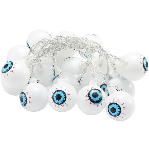 Øje-lyskæde, Halloween-lyskæde, 20 LED'er, 3m, Halloween