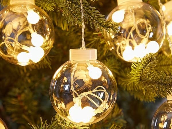 Stjerne lyslenke 138 LED - Varmhvit IP44 Juledekorasjon