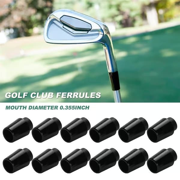12 stk. Golf-ferrules kompatible med 0,355 tommer jernskaft-adapter til golfkøller